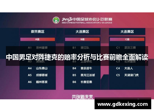 中国男足对阵捷克的赔率分析与比赛前瞻全面解读